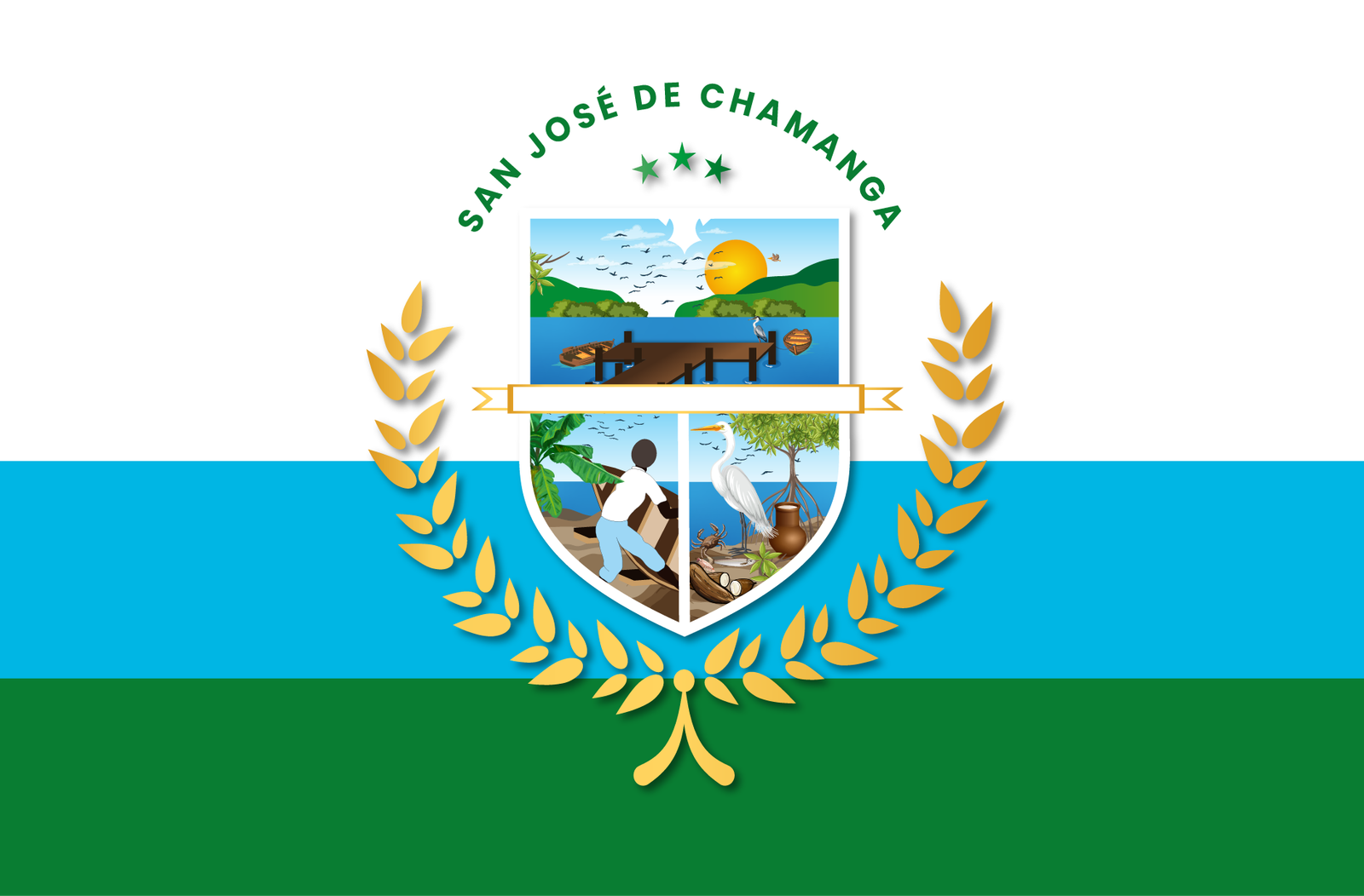 Bandera de Chamanga
